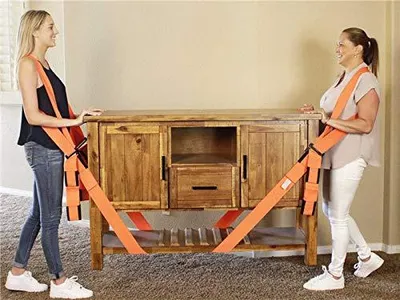 Productafbeelding van Draagriem Voor 2 Personen - 4.5 Cm X 170 Cm Oranje voor Meubels en Apparaten