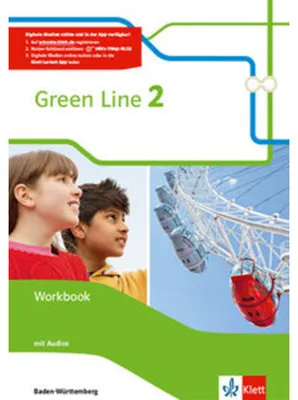 Immagine prodotto di Green Line 2. Workbook mit Audios. Ausgabe Baden-Württemberg