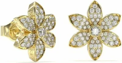 Obrázek produktu pro Pozlacené náušnice se zirkony White Lotus JUBE04145JWYGT/U