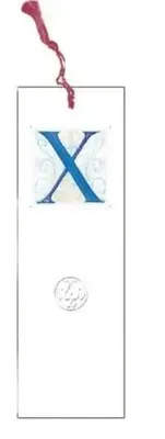 Produktbild von Lesezeichen mit Anagramm „X“ – DaVinci