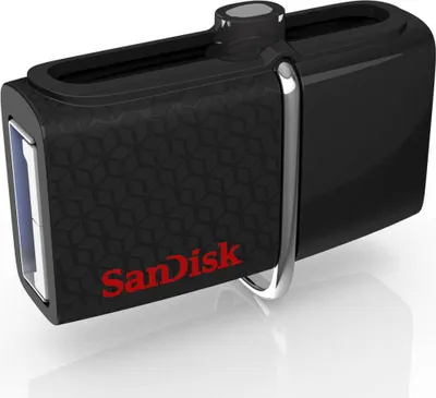Produktbild von SanDisk Ultra Dual USB Drive 32GB USB 3.0 Stick - Schwarz