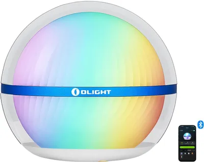Productafbeelding van Bolvormig LED-nachtlampje - RGB - Met app-besturing