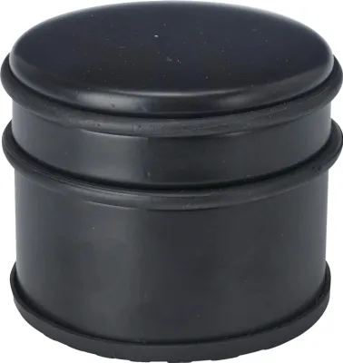 Produktbild von H&S Collection Turstopper - rund - Edelstahl - mattschwarz -9x7.5cm -1kg