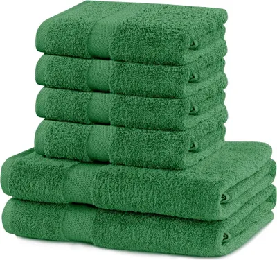 Zdjęcie produktu dla Ręczniki Kapielowe Bawełna I zielony 2*70x140 + 4*50x100 DecoKing