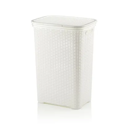 Produktbild von KELA Wäschekorb BRASILIA 60 l weiß KL-23410