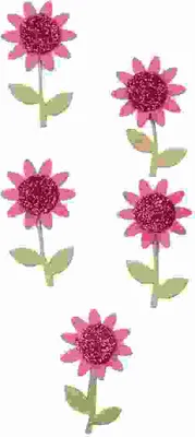 Produktbild von Sticker Nature Flowers Pink sunflower