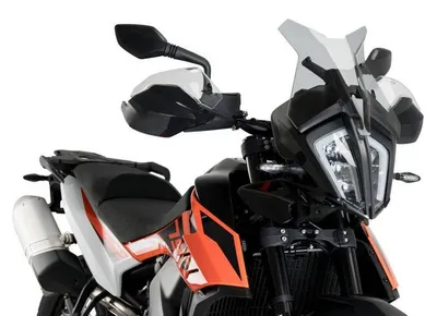 Produktbild von Windschild Puig Sportscheibe 366 x 348 mm mit ABE für KTM 890 Adventure R Rally, 790 Adventure R, 790 Adventure Bj. 2019 - 2025