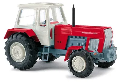 Zdjęcie produktu dla Busch 42848 Ciągnik Progress / czerwony 1:87