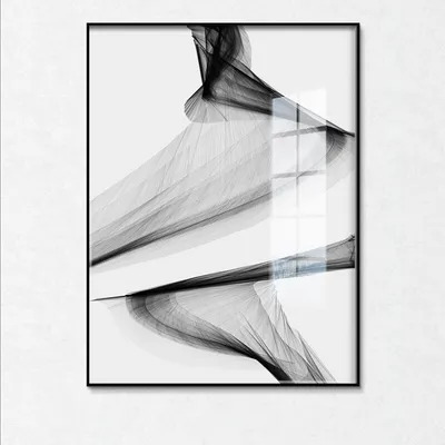 Produktbild von TPFLiving Kunstdruck LW-49 (OHNE RAHMEN) Poster - Leinwand - Wandbild - Hochauflösender Giclée-Druck, langlebig und hochwertig - Nordic Art - Abstrakte Linien - Bilder Wohnzimmer -  - Größe: 40x60cm