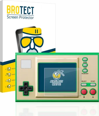 Produktbild von BROTECT Entspiegelungs Schutzglas für Nintendo Game & Watch Super Mario Bros Schutzfolie Panzer Folie Glas Display Schutz matt