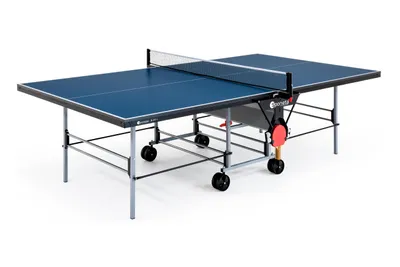 Immagine prodotto di Tavolo da ping pong per interni Sponeta S 3-47 i, 19 mm, blu, con rete, Immagine generata dall'IA