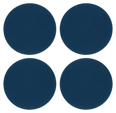 Silikonuntersetzer 4er-Set, 25 cm, rund, hitzebeständig, rutschfest