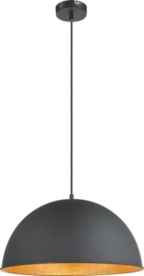 Produktbild von Globo Lighting|Hängeleuchte Metall schwarz, 1x E27