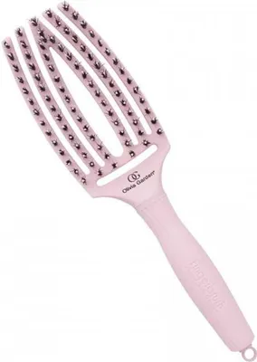 Zdjęcie produktu dla Plaukų šepetys džiovinimui Olivia Garden Fingerbrush Pastel Rožinė Medium
