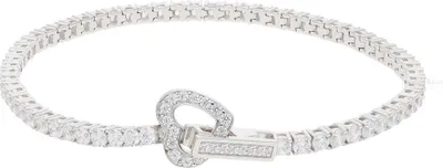 Produktbild von Mabina Damen Armband 925 Silber 533018 Zirkonia, Größe M, 18 cm