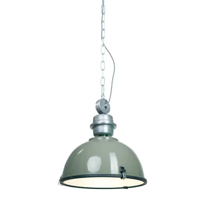 Produktbild von Steinhauer Pendelleuchte Bikkel 1-flammig Grün Matt 42x42cm