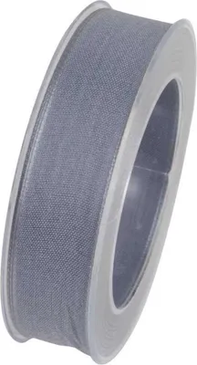 Produktbild von Webband, Schleifenband 25mm grau 20m Rolle (1m=0,45EUR) Goldina