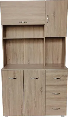 Produktbild von Küchenschrank Blanca mit Regalfächern und Schubladen, HxBxT 180x100x40 cm