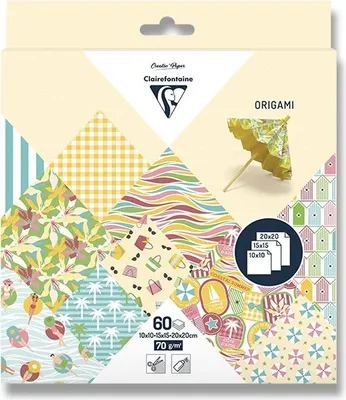 Obrázek produktu pro Sada papírů Clairefontaine Origami Riviera 60 listů