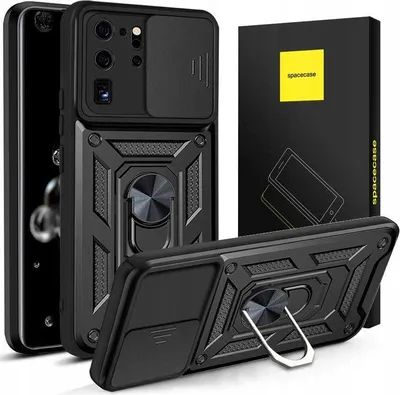 Image de Housse de téléphone SPACECASE Camring pour Galaxy S20 Ultra Noir