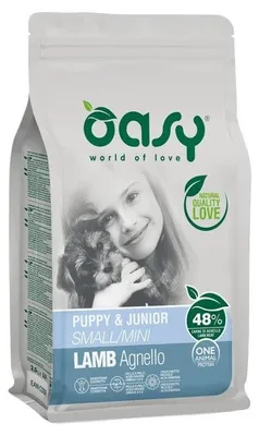 Immagine prodotto di Cucciolo Oasy One Proteine Animali Agnello Small/Mini 2.5 kg