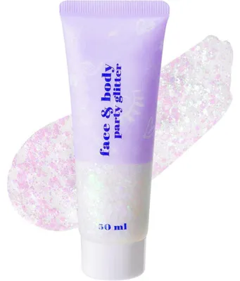 Produktbild von Body Glitter Gel Holographic Rave Party Zubehör für Gesicht, Haare, Nägel, Kosmetik Laser Pulver 50ml