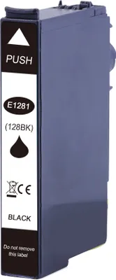 Produktbild von 1281 Druckerpatrone Black kompatibel für Epson T1281 - Stylus SX22, SX125, SX130, SX230, SX235, SX420, SX430, SX440