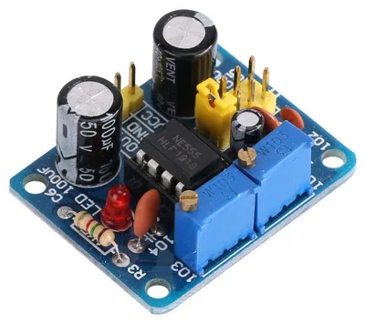 Produktbild von Impulsmodul NE555, einstellbare Frequenz und Tastverhältnis, mit LED-Anzeige, kompakte Größe, für