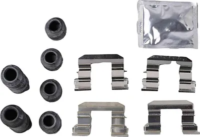 Produktbild von METZGER 109-0028 Zubehörsatz Scheibenbremsbelag Vorne für FIAT 500 (312) 500 C (312) für KIA PICANTO (TA)