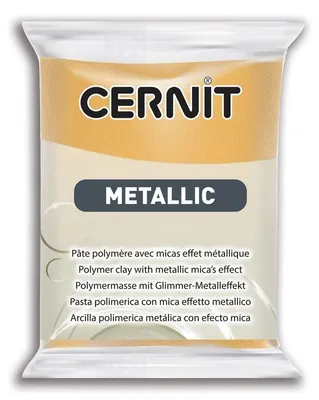 Produktbild von CERNIT Metallic ofenhärtende Modelliermasse 56 g - Gold