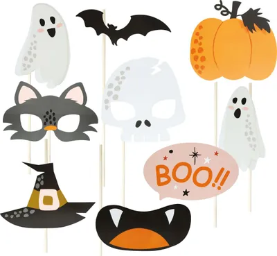Produktbild von 10 Fotoaccessoires Halloween Face