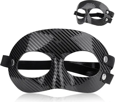 Produktbild von INF Schutzmaske für Sport, Augen- und Nasenschutz, PVC, Schwarz, 18,5 x 10 x 0,15 cm