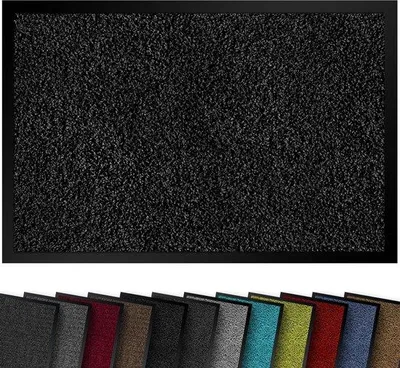 Immagine prodotto di done.® Copricuscino "Black Palm", tessuto jacquard con motivo a foglie sul davanti, 45x45cm