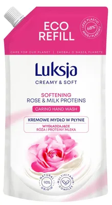 Productafbeelding van Luksja Crème vloeibare zeep, rozengeur, 400 ml