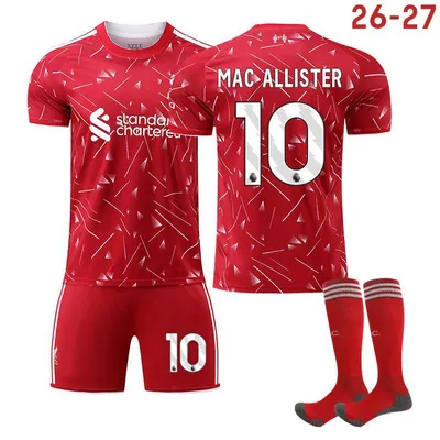 Produktbild von #10 MAC ALLISTER 26-27 Liverpool home game football jersey for Kids and Adults SIZE:16