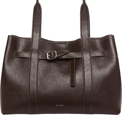 Zdjęcie produktu dla Calvin Klein Lv04f3549g Buckle Medium Work Tote Brązowy