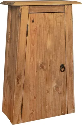 Produktbild von Bad-Wandschrank Massivholz Kiefer 42x23x70 cm