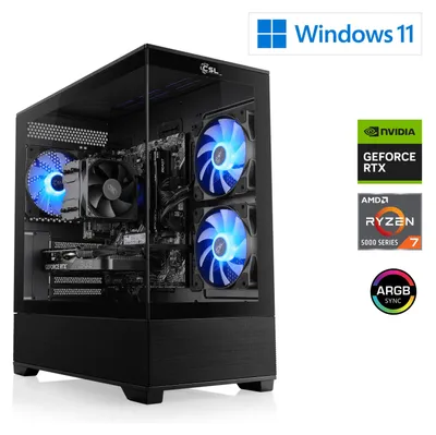 Produktbild von Gaming PC M13510H / AMD Ryzen 7 5700X, 8x 3400 MHz / NVIDIA RTX5070 / 32 GB DDR4 RAM / M.2 SSD 1000 GB - Windows 11 Home