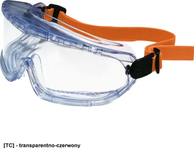 Zdjęcie produktu dla Okulary ochronne V-MAXX EN 166 oprawka przezroczysta, soczewki przezroczyste PC 10szt/opakowanie