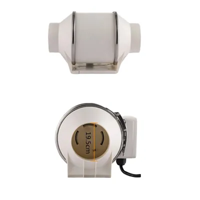 Image de Ventilateur de gaine d'évacuation, Débit d'air élevé 540m³/h, Faible bruit 38dB, HF-200