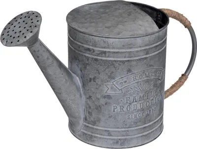 Produktbild von Gießkanne metall grau h25cm - Atmosphera créateur d'intérieur