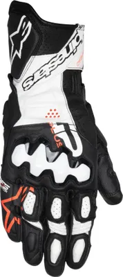 Immagine prodotto di Guanti GP PLUS R V3, ALPINESTARS (nero/bianco/rosso fluo, taglia XL)