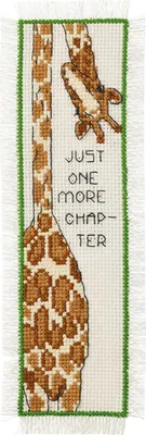 Produktbild von Permin-Stickset für Kreuzstich mit Lesezeichen „Giraffe“, 7 x 22 cm