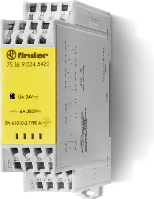 Zdjęcie produktu dla Styki modułu przekaźnika 4 styki NO+2 styki NC f.6A 230V (7S.16.8.230.5420)