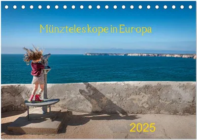 Produktbild von Münzteleskope in Europa (Tischkalender 2025 DIN A5 quer), CALVENDO Monatskalender