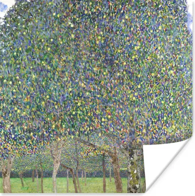 Produktbild von MuchoWow® Poster Ein Birnbaum - Gustav Klimt 75x75 cm - Wand Dekoration