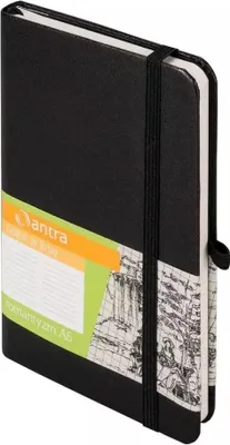 Zdjęcie produktu dla Notes A6 Linia Romantyzm Czarny