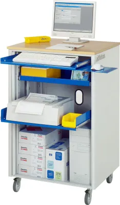 Produktbild von Rau Computer-Station mobil BxTxH 720x660x1100mm