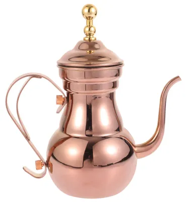 Edelstahl-Teekessel mit Sieb, 700 ml, orientalischer Stil, Vintage