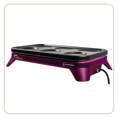Produktbild von LITTLE BALANCE 8498 Pancakes Party Pfannkuchenmaschine 1500W 6 Personen Pflaume